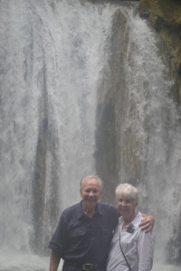 Bob and Ann at Daranak falls 